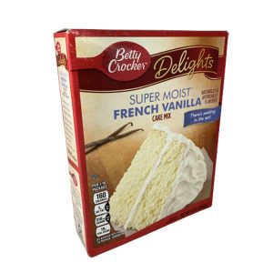 Pastel Vainilla Francesa Betty Croker - 517 gramos Supermercado Online Guatemala