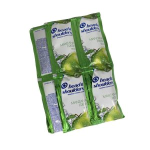 Shampoo Head & Shoulders Manzana Sachet - 24 uni - 240 ml Supermercado Online Guatemala