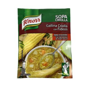 Sopa De Gallina Criolla Con Fideos Knorr - 57 gramos Supermercado Online Guatemala