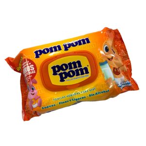 Toalla Humeda Baby Pom Pom Paquete - 80 unidades Supermercado Online Guatemala