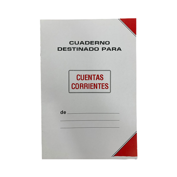 Cuaderno De Contabilidad Cuentas Corrientes - I.C - Super La Casita
