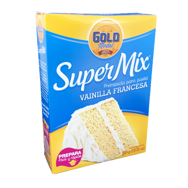 Pastel Vainilla Francesa Gold Medal - 560 gr - Super La Casita